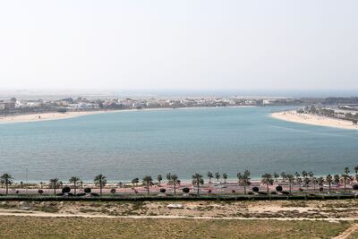 A view of the beach from the balcony. Pawan Singh / The National