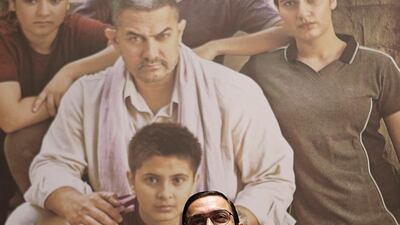 Aamir Khan tells a press conference in Dubai how he put on – and then lost – 27 kilos for his latest film Dangal. Satish Kumar / The National