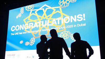 Expo 2020, which will take place from October 2020 to April 2021, is expected to attract more than 25 million visitors to Dubai, of which 70 per cent will come from overseas. Ali Haider/EPA