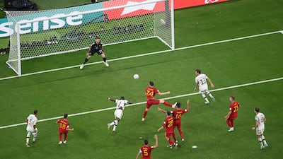Antonio Rudiger scores for Germany, only for VAR to intervene. Getty