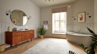 One of eight generously sized bathrooms