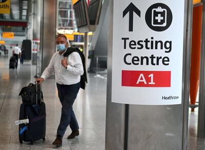 A terminal at London's Heathrow Airport will be dedicated to travellers arriving directly from red list countries under new UK regulations. AFP