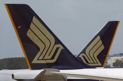 Singapore Airlines grounded 96 per cent of its capacity in March amid the pandemic. Reuters