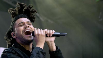 Canadian singer Abel Tesfaye, known as The Weeknd, performs on NBC's The Today Show in New York in May 7. Brendan McDermid / Reuters