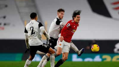 Edinson Cavani - 8. Waiting to pounce in the box to put ball in to equalise after a poor United start. Incredible work rate off the ball and his runs deserved more service. An example. AFP