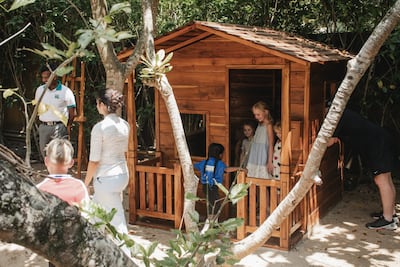Forest School plans treasure hunts, tree climbing and other activities for children. Photo: Relais & Chateaux