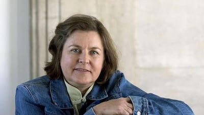 The author Karen Joy Fowler, who has just won the PEN/Faulkner Award for Fiction, 2014. David Levenson / Getty Images / April 2014 *** Local Caption *** Karen Joy Fowler