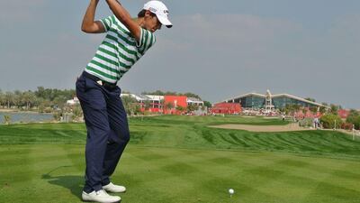 Matteo Manassero finished 4-under par at the 2014 Abu Dhabi Golf Championship. Photo Courtesy / ADGC