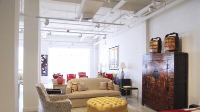 The store’s anchor brand is Kravet, a United States company that was founded in 1918, when Samuel Kravet, a tailor from Russia, arrived in the US and started providing his services to New York’s elite.