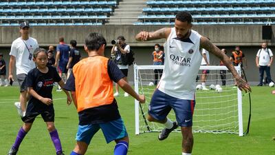 Paris Saint-Germain's Neymar in action. EPA