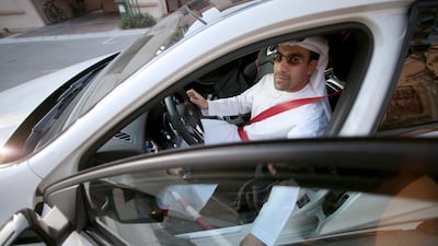 Saeed Al Darmaki drives 30km from his home in Golf Gardens to Abu Dhabi Investment Authority on the Corniche. It costs him Dh492 a month. Christopher Pike / The National