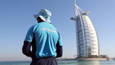 With UAE residents returning to the water, experts are reminding beachgoers of the importance of water safety. Chris Whiteoak / The National