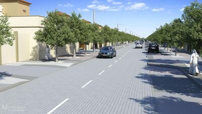 The first project approved consists of building more than 14 kilometres of internal roads in Sector 18 of Madinat Zayed and Baynoonah in the Western Region. Courtesy General Secretariat of the Executive Council