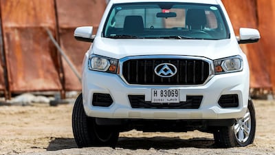 The Maxus T60 in Abu Dhabi. Victor Besa / The National