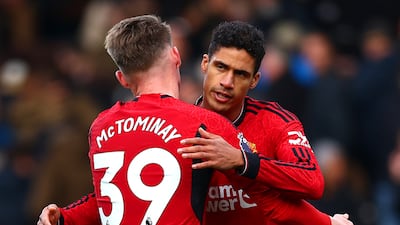Varane (On for Garnacho 90+3’): Odd that French defender is not starting. Getty Images
