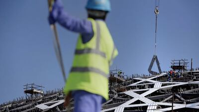 Made of aluminium and stainless steel, the largest stars measure 13 metres in diameter and weigh 1.3 tonnes, and when all of them are in place they’ll form a constellation that adds an additional 2,000 tonnes to the roof’s weight. Silvia Razgova / The National