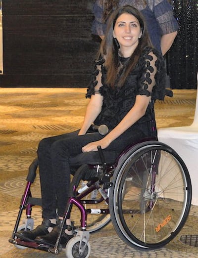 The late Aya Aghabi, founder of Accessible Jordan. Courtesy Reem Farah