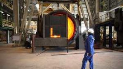 Emirates Steel will push ahead with its plans to become the region's biggest producer.