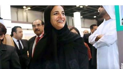 Sheikha Lubna Al Qasimi, the UAE's Minister of Foreign Trade, is a role model for women in the region. Stephen Lock / The National