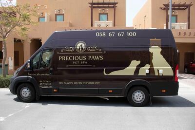 Precious Paws offers a mobile grooming service. Courtesy Precious Paws