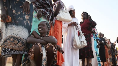Thousands of southern Sudanese line up to vote during the first day of voting for the independence referendum in the southern Sudanese city of Juba on January 9, 2011 in Juba, Sudan. Getty Images