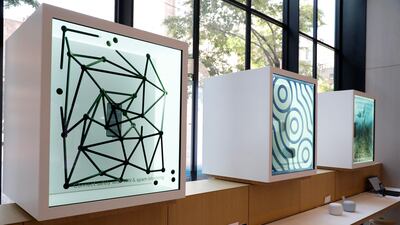 Google products are on display. EPA