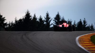 Roberto Merhi of Manor-Marussia races on Sunday during the Belgian Grand Prix at Spa-Francorchamps. Paul Gilham / Getty Images