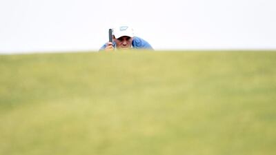 German golfer Martin Kaymer shown on the course during the first day of the 2015 Open Championship on Thursday. Kaymer finished 1-under, tied for 40th. Facundo Arrizabalaga / EPA