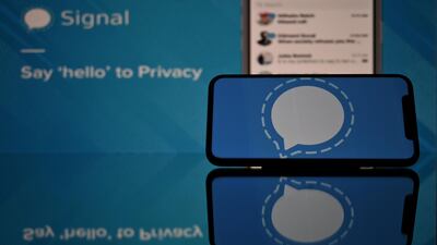 Signal is an independent non-profit encrypted messaging service. AFP