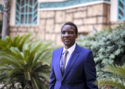 Isaac Able from Tanzania joins GEMS education as a Maths teacher. Reem Mohammed / The National