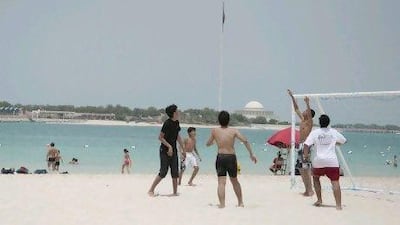 Abu Dhabi tourism authorities wants an equal mix of business and leisure visitors within the next few years. Fatima Al Mazouqi / The National