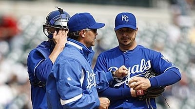 Trey Hillman was fired as manager of the Kansas City Royals.
