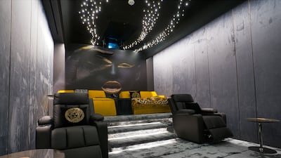 It features its own cinema. Courtesy Alpago Properties