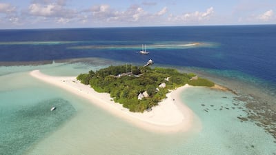 Ethere Madivaru Private Island owned by Adam Abdul Gafoor, the chairman of Finolhu Investment. The site will be the home of Emaar Group's latest Address Madivaru Maldives Resort + Spa. Courtesy Emaar Group
