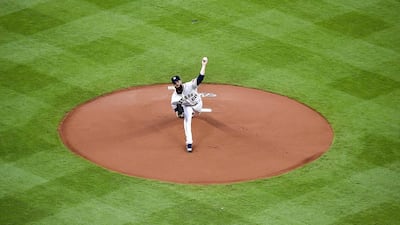 Houston Astros starting pitcher Dallas Keuchel delivers in the first inning of a baseball game against the Seattle Mariners in Houston. Eric Christian Smith / AP Photo
