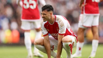 Gabriel Martinelli 7: Skipped past Tete as will in first half only to hit two shots straight at the keeper and see another saved by Leno at his near post. Not as dangerous after break, though. Getty