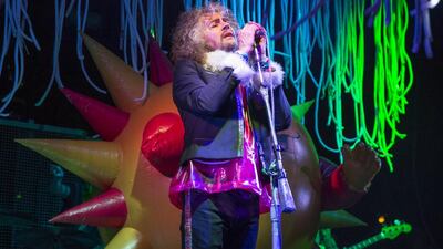 Flaming Lips singer Wayne Coyne. Rick Kern / WireImage