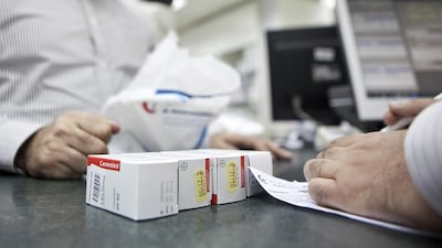 Some pharmacies continue to sell antibiotics without a prescription. Silvia Razgova / The National