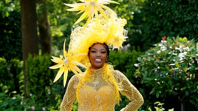TV personality Lystra Adams went for head to toe sunshine yellow. PA Images