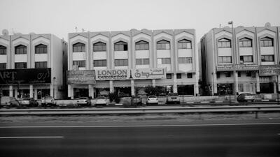 London Furnishings. Shahama always looks a bustling community, a throw back to Abu Dhabi of a decade or more ago.
