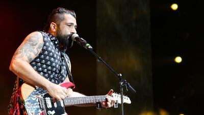 Bull Funk Zoo bring their funky brand of rock to Abu Dhabi on Day of Beats on the Beach. Navin Khianey for The National