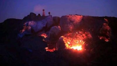 For nearly a century, fires have burned in the mines beneath Jharia, polluting the air and causing fissures. The fissures have lead to landslides and building collapses. Photos by Subhash Sharma for The National