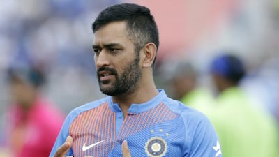 MS Dhoni captained India last week in the Twenty20 matches against the West Indies in the United States. Lynne Sladky / AP Photo / August 28, 2016