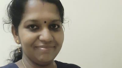 Soumya Devi with baby Durga after she completed the mandatory isolation for Covid-19. The Dubai resident is thrilled to spend time with the newborn without fear of passing on the deadly infection. Courtesy: Hari Prasad