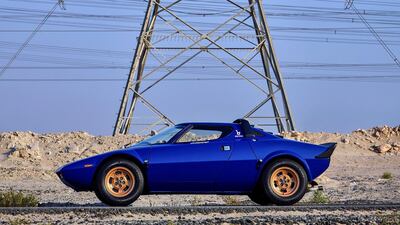 A Lancia Stratos in Al Barsha. Cloud 9 Photography