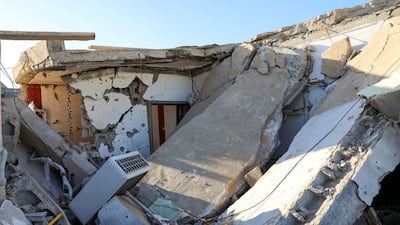 Damage is seen after shells fell in Abu Slim district south of Tripoli, Libya February 28, 2020. Reuters