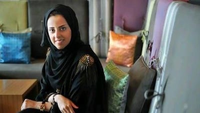 The abaya designer Hania Albraikan. Delores Johnson / The National