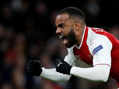 Alexandre Lacazette's Arsenal will carry their momentum into the Premier League this weekend. Eddie Keogh / Reuters