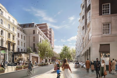 Queensway is undergoing a huge transformation, including the launch of Vabel Townhouse, left. Photo: Vabel