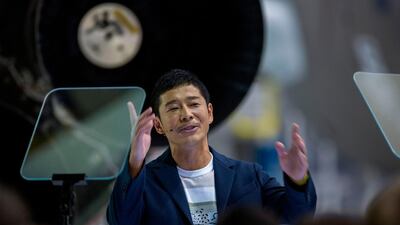 Japanese billionaire businessman, online fashion tycoon and art collector Yusaku Maezawa was revealed as the first tourist who will fly on a SpaceX rocket around the Moon. AFP